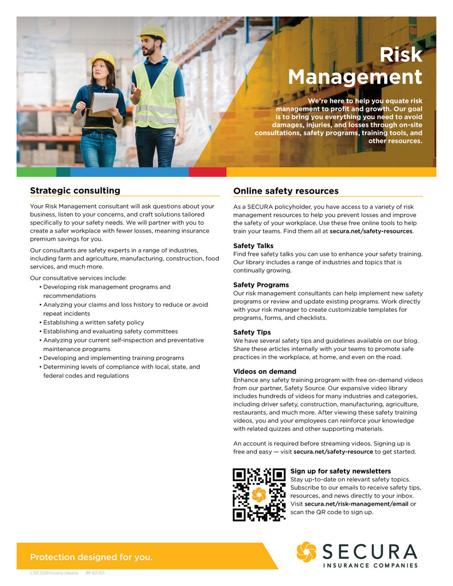 Risk Management Sell Sheet